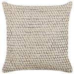 Dekokissen 2er Set HOWEA Baumwolle 45 x 45 cm Beige Geometrisches Muster