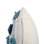 Dekokissen 2er Set DATURA Baumwolle 45 x 45 cm Blau Geometrisches Muster