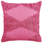 Dekokissen 2er Set RHOEO Baumwolle 45 x 45 cm Rosa Geometrisches Muster