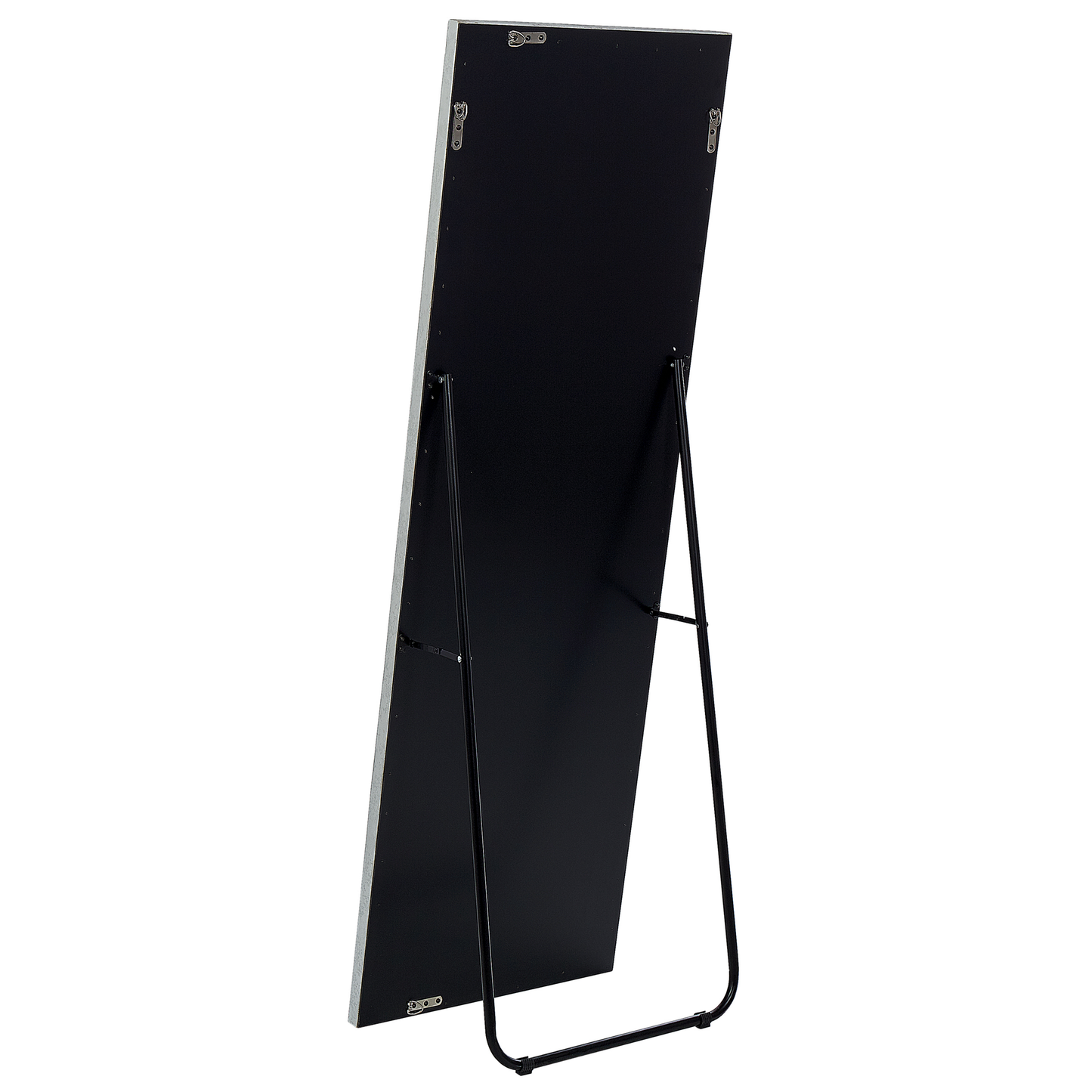 Standspiegel LOCRONAN 150 cm Kunstleder Hellgrau
