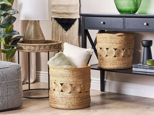 Korb Jute naturfarben 2er Set ALANG