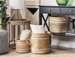 Aufbewahrungskorb Jute naturfarben / beige 3er Set ZHOB