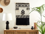 Wandbehang LARKANA Baumwolle 117 cm Beige