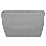 Set mit 2 Blumentöpfen BARIS Stein 74 cm Grau