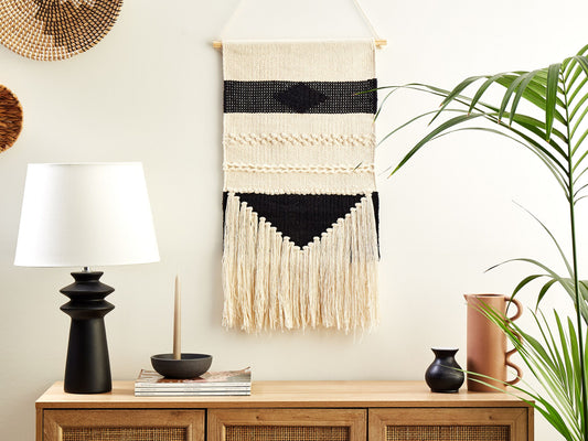 Wandbehang DASKA Baumwolle 107 cm Beige