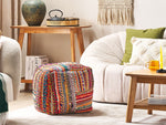Pouf Baumwolle bunt 40 x 40 cm MEKHTAR