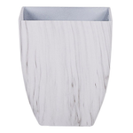 Set mit 2 Blumentöpfen MIRO Stein 28 cm Weiss