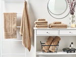 Handtücher 9er Set MITIARO Baumwollfrottee Sandbeige