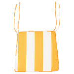 Gartenstuhlkissen 2er Set TERNI 37 x 34 cm Gelb