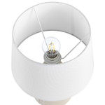 Tischlampe aus Keramik Beige OZAMA