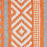 Dekokissen INULA Baumwolle 30 x 50 cm Orange Geometrisches Muster