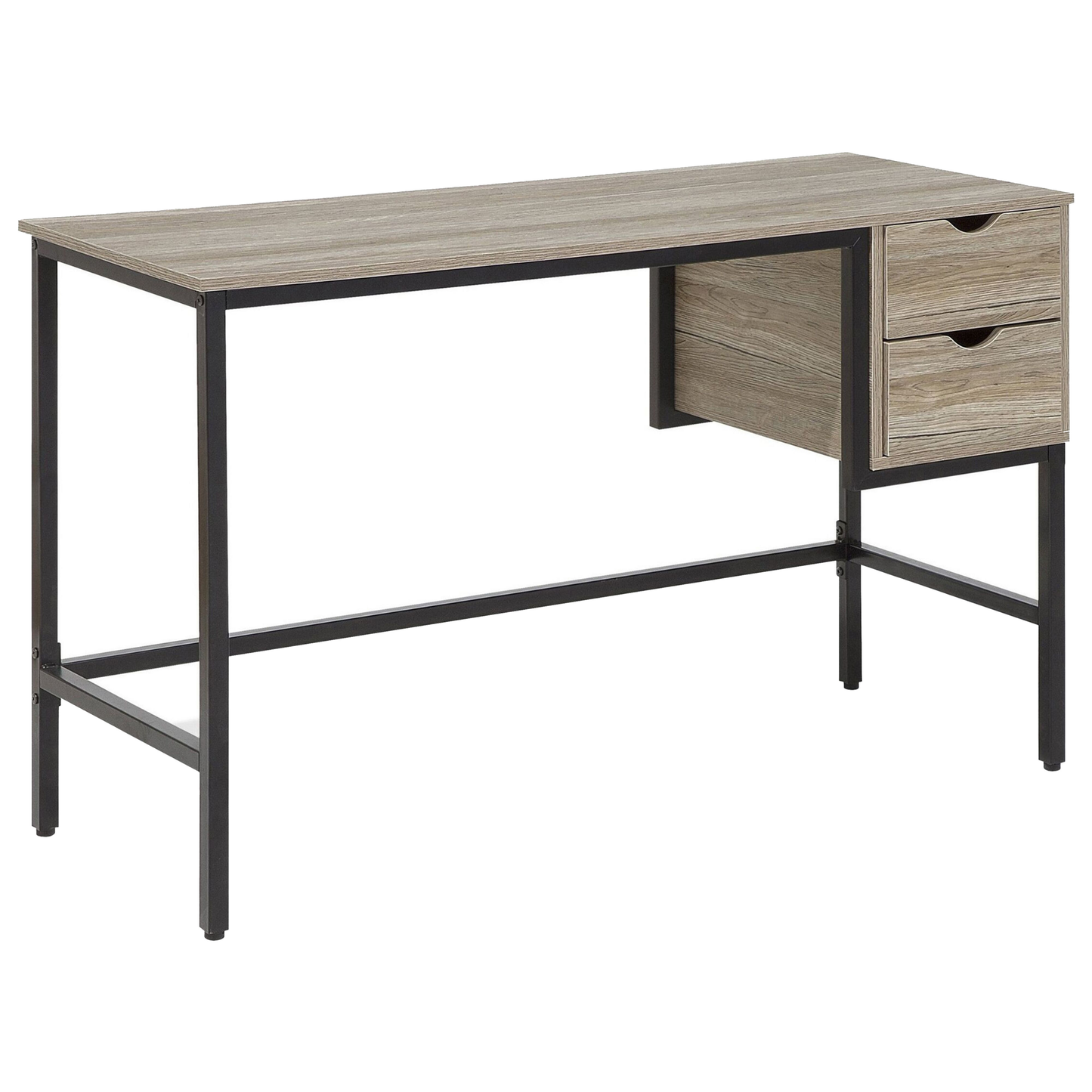 Büromöbel-Set heller Holzfabton / schwarz FOSTER/GRANT