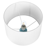 Tischlampe aus Keramik Blau VINCES