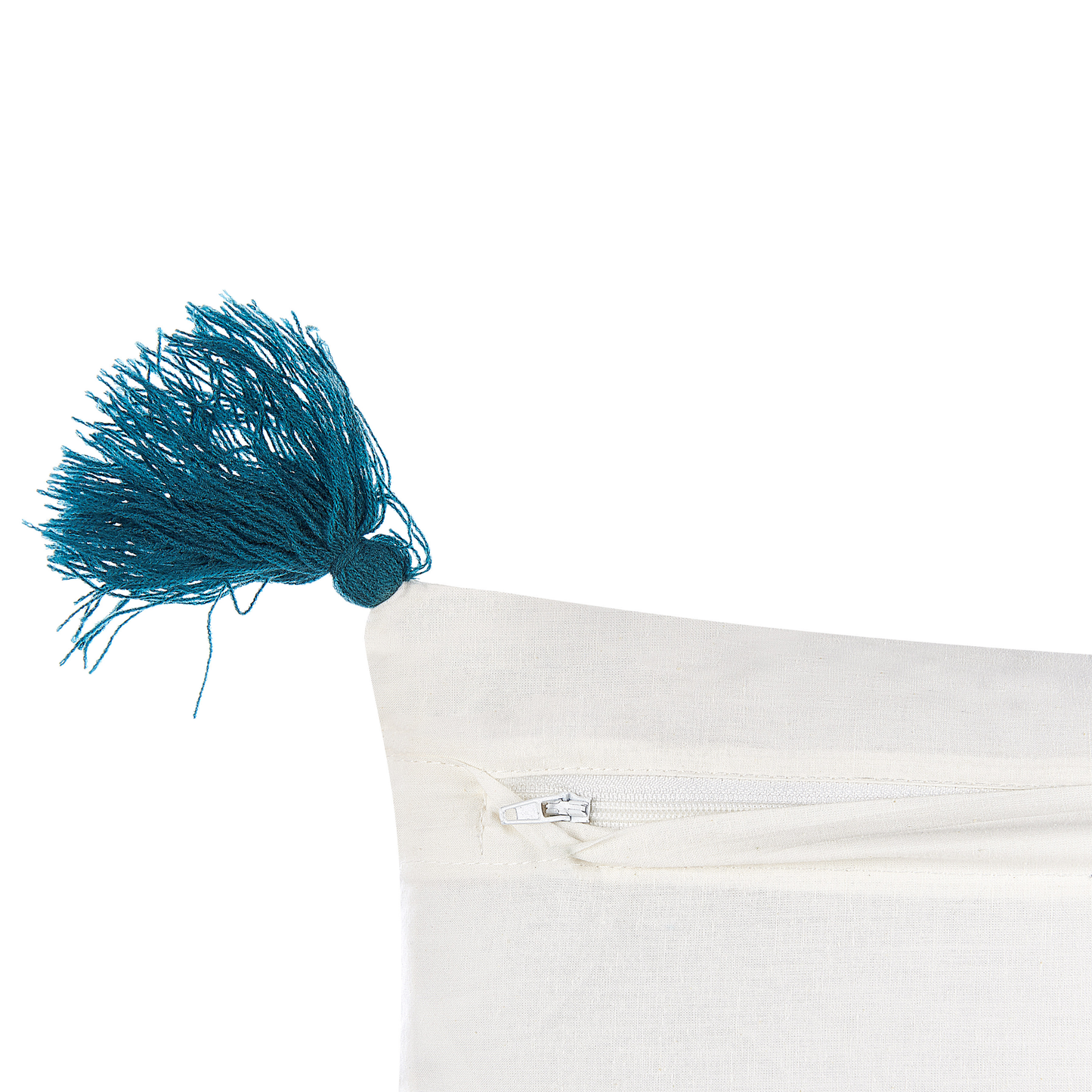 Dekokissen 2er Set TILIA Baumwolle 45 x 45 cm Blau Geometrisches Muster