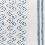 Dekokissen 2er Set TILIA Baumwolle 45 x 45 cm Blau Geometrisches Muster