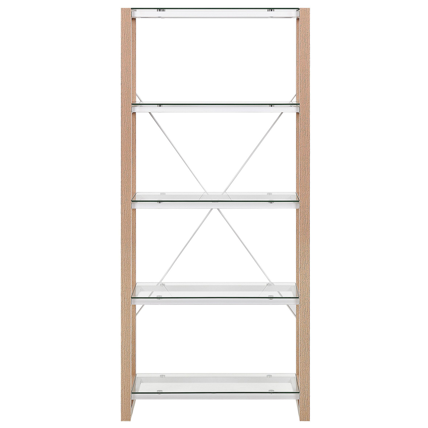 Büromöbel-Set weiss / heller Holzfabton JENKS/HAMDEN