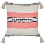 Kissen 2er Set Beige EUPHORBIA 45 x 45 cm