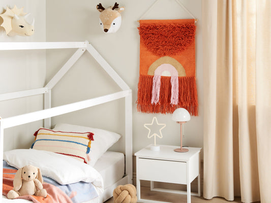 Wandbehang KAMALIA Baumwolle 112 cm Orange