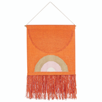 Wandbehang KAMALIA Baumwolle 112 cm Orange