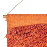 Wandbehang KAMALIA Baumwolle 112 cm Orange