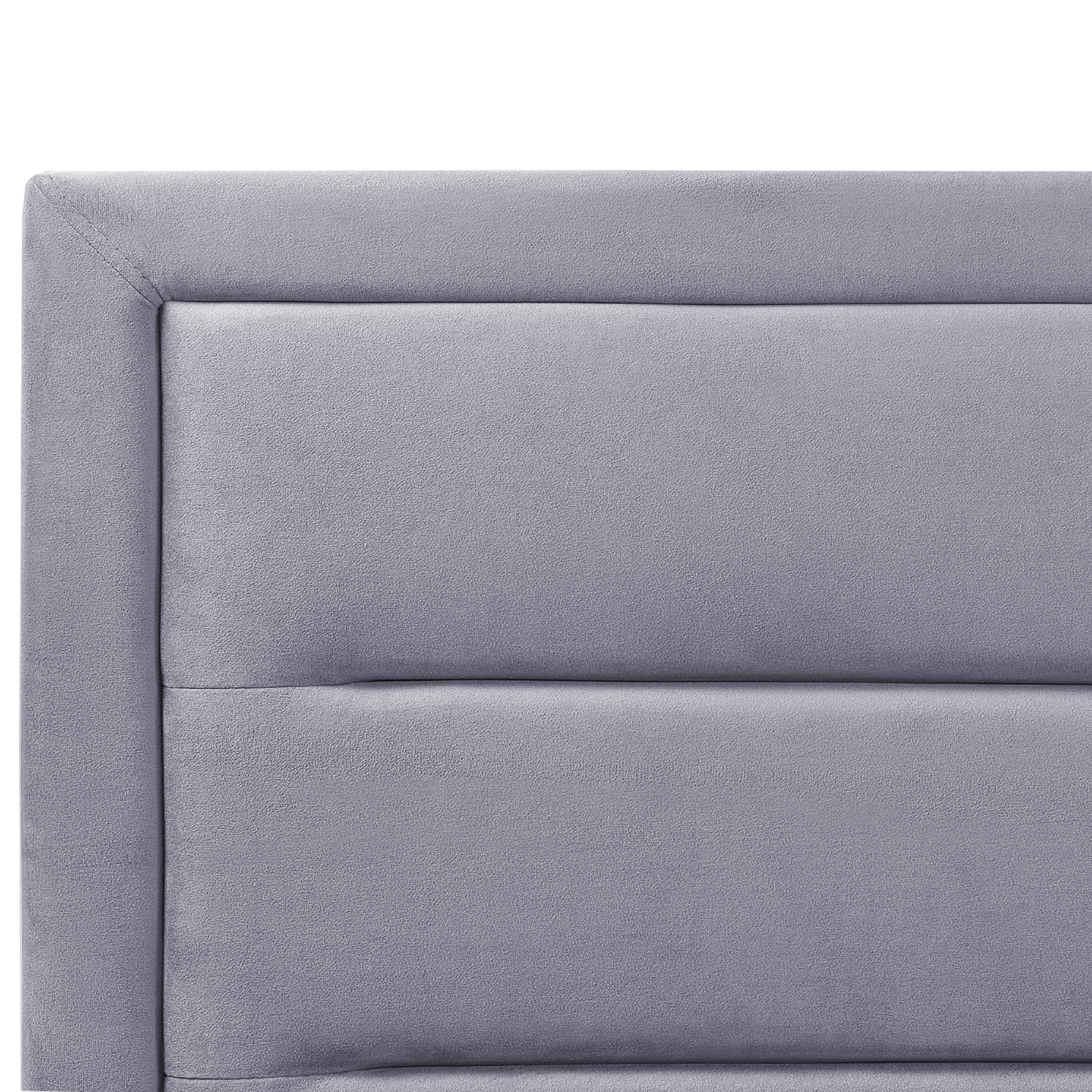 Bett mit Stauraum Samtstoff ROUEN 180 x 200 cm Dunkelgrau