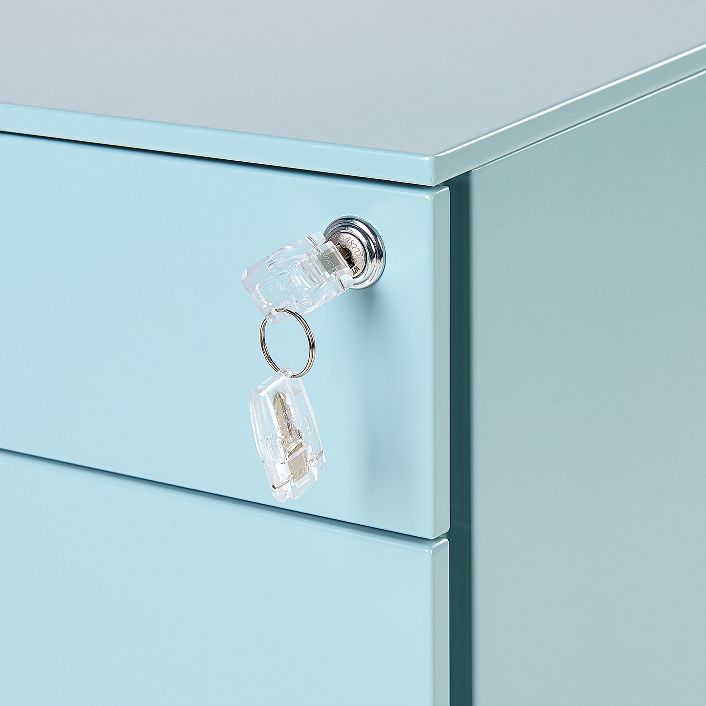 Büroschrank CAMI Metall Hellblau