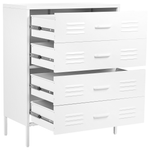 Kommode ENAGO Metall Weiss