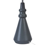 Tischlampe aus Keramik schwarz CERILLOS