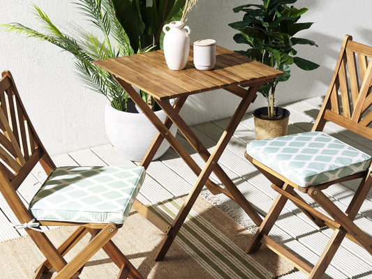 Gartenstuhlkissen 2er Set TERNI 37 x 34 cm Mintgrün