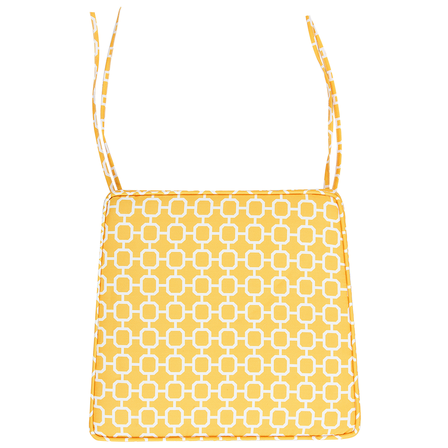 Gartenstuhlkissen 2er Set TERNI 37 x 34 cm Gelb