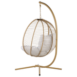 Hängesessel mit Gestell ARCO Metall Beige