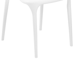 Gartenstuhl 4er Set GUBBIO Weiss