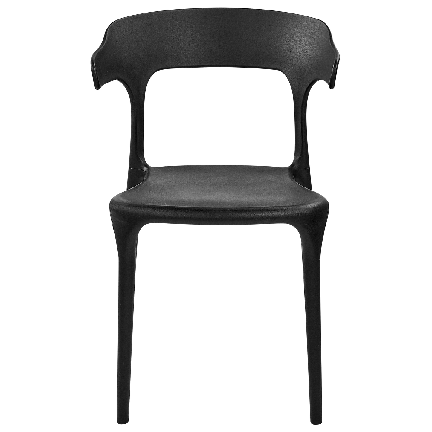 Gartenstuhl 4er Set GUBBIO Schwarz