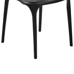 Gartenstuhl 4er Set GUBBIO Schwarz