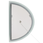 LED-Badezimmer-Spiegel BEZONS 49 cm 80 cm Silber