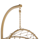 Hängesessel mit Gestell ADRIA Metall Beige