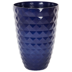 Blumentopf 2er Set marineblau rund 35 x 35 x 50 cm FERIZA