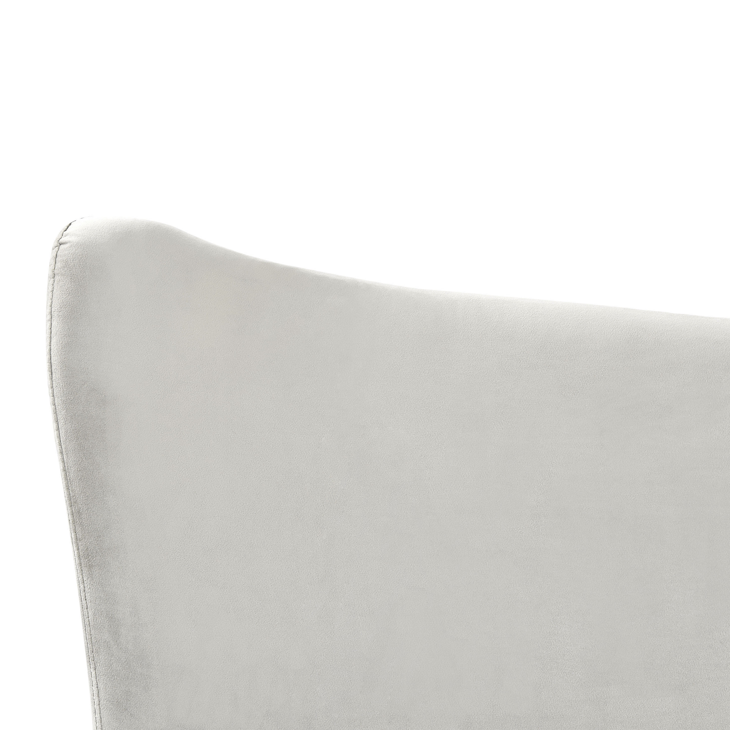 Bett mit Lattenrost Samtstoff CHALEIX 160 x 200 cm Hellgrau