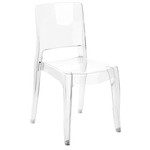 Esszimmerstuhl 2er Set WESTBRIDGE Transparent