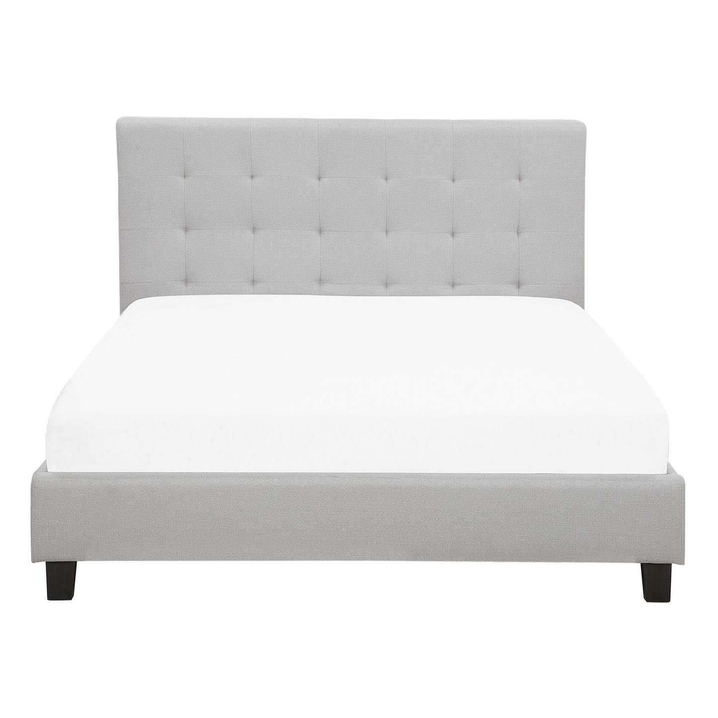 Wasserbett Stoff LA ROCHELLE 140 x 200 cm Hellgrau