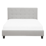 Wasserbett Stoff LA ROCHELLE 140 x 200 cm Hellgrau