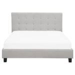 Wasserbett Stoff LA ROCHELLE 160 x 200 cm Hellgrau