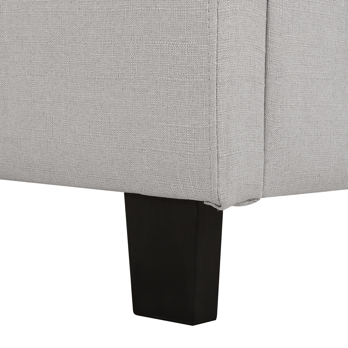 Wasserbett Stoff LA ROCHELLE 180 x 200 cm Hellgrau