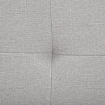 Wasserbett Stoff LA ROCHELLE 180 x 200 cm Hellgrau