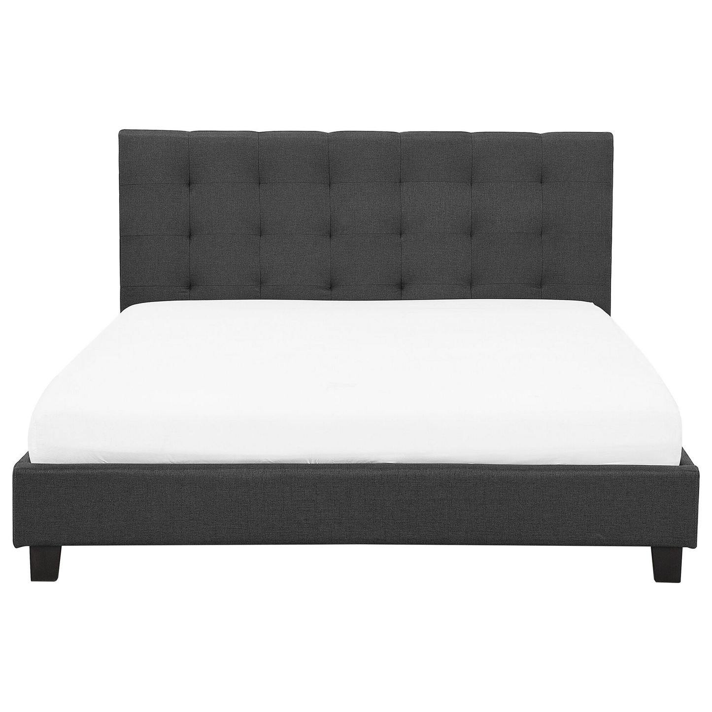 Wasserbett Stoff LA ROCHELLE 180 x 200 cm Dunkelgrau