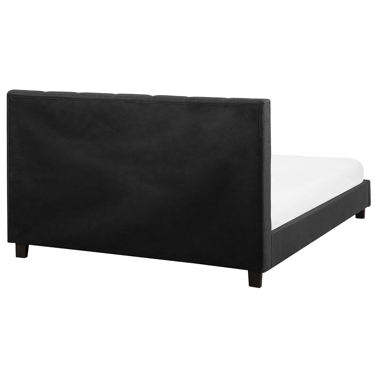 Wasserbett Stoff LA ROCHELLE 180 x 200 cm Dunkelgrau