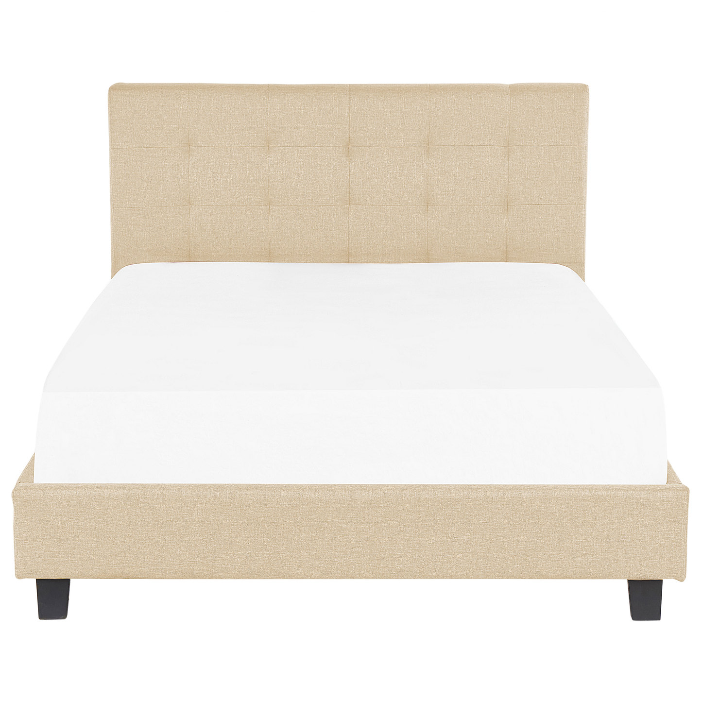 Wasserbett Leinenoptik Beige 140 x 200 cm LA ROCHELLE