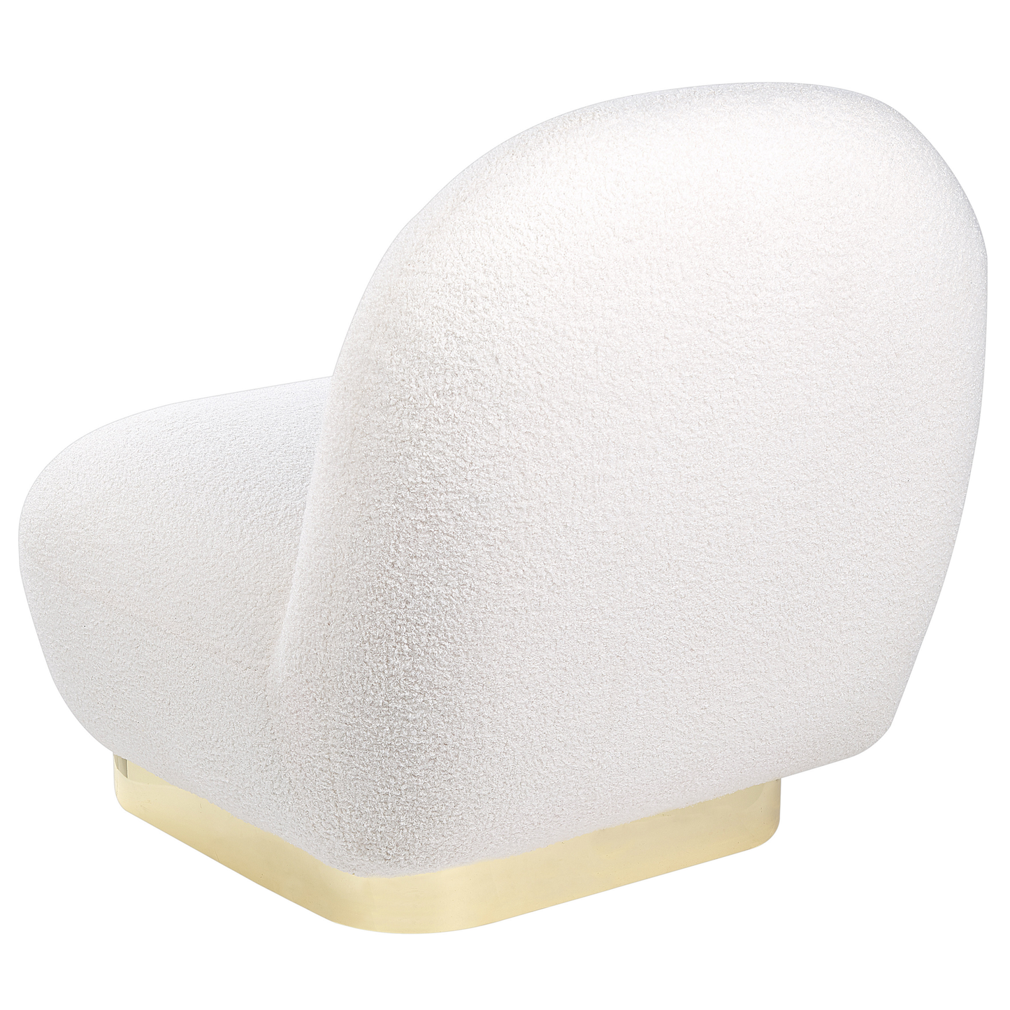 Sessel LOVIISA Bouclé Weiss