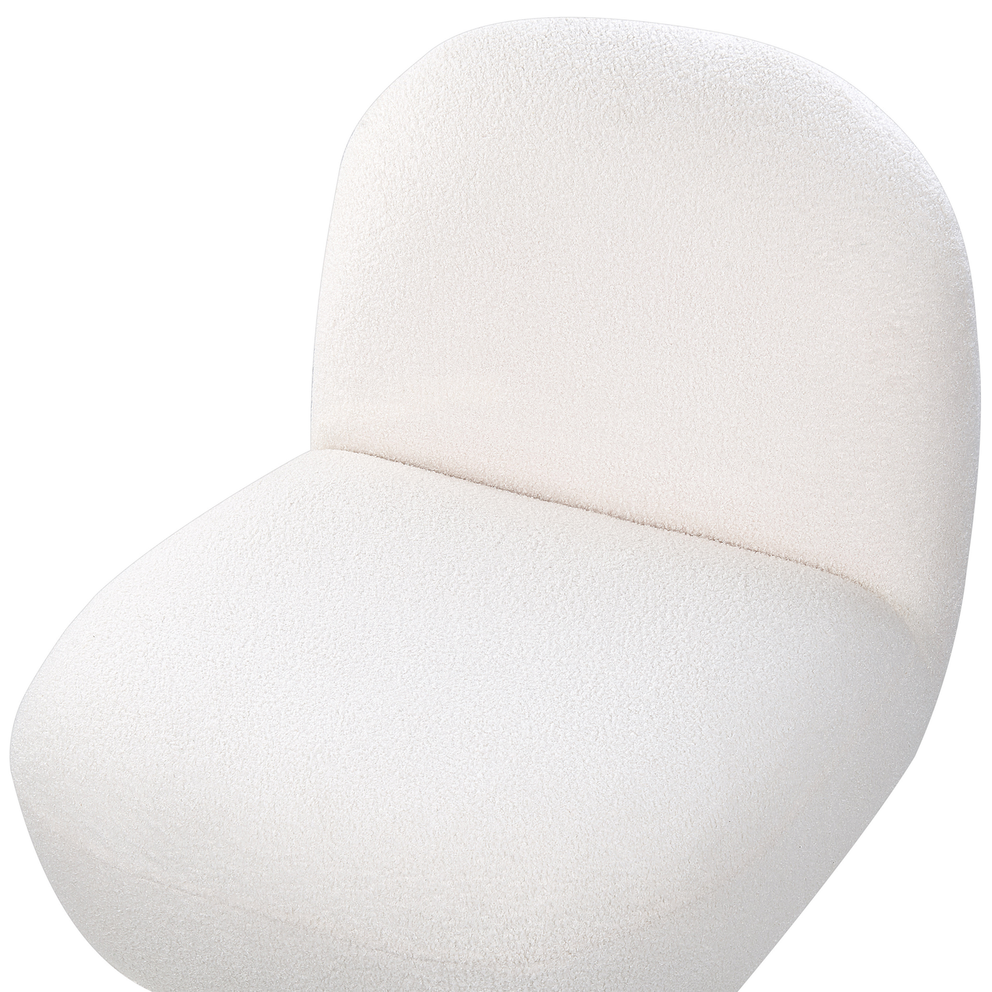 Sessel LOVIISA Bouclé Weiss