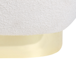 Sessel LOVIISA Bouclé Weiss